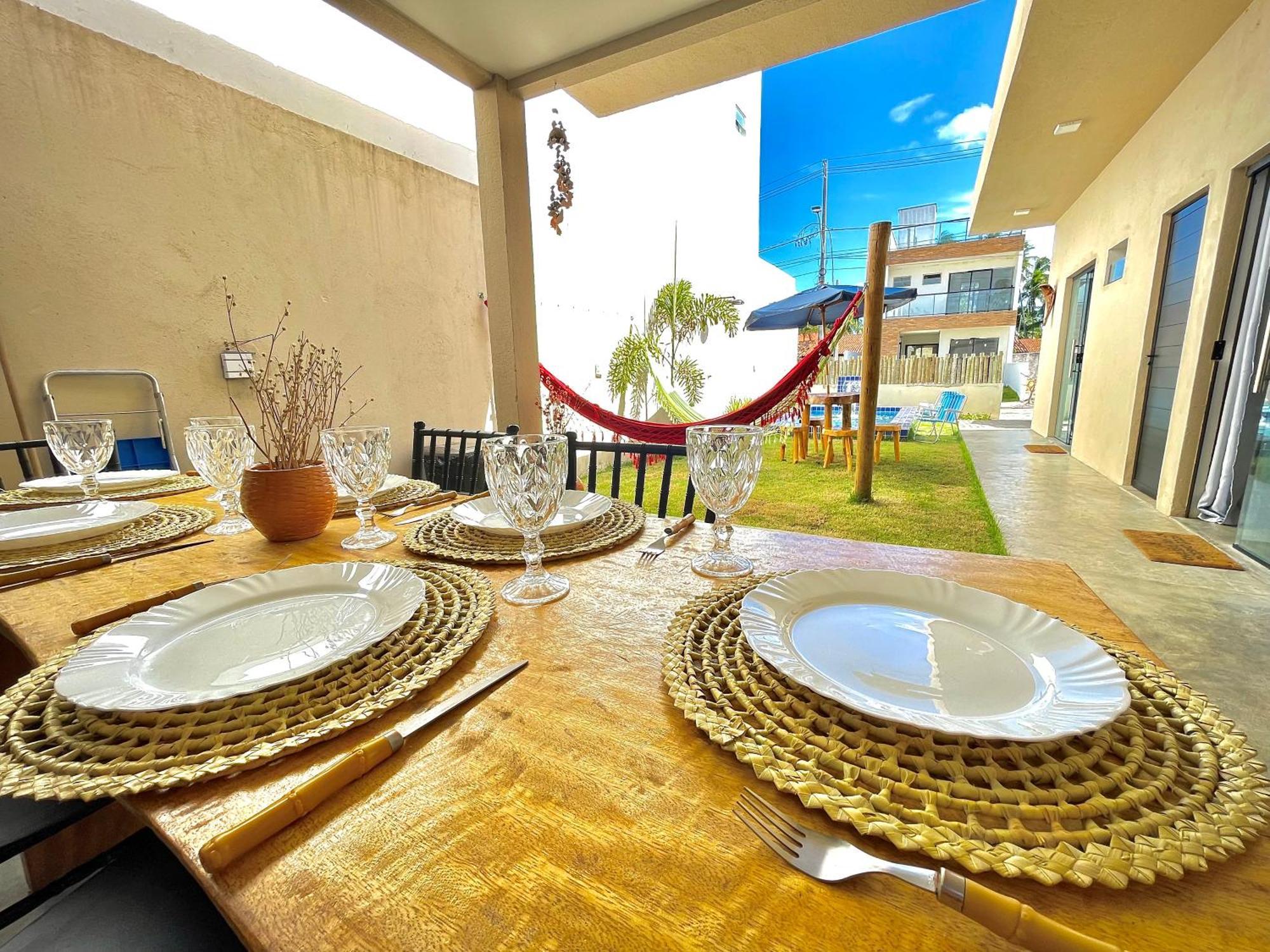 Casa Conchas Do Patacho Villa Pôrto de Pedras Eksteriør bilde